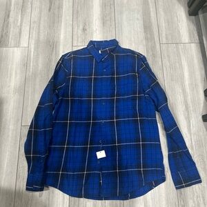 Abound Royal Blue Plaid Casual Shirt